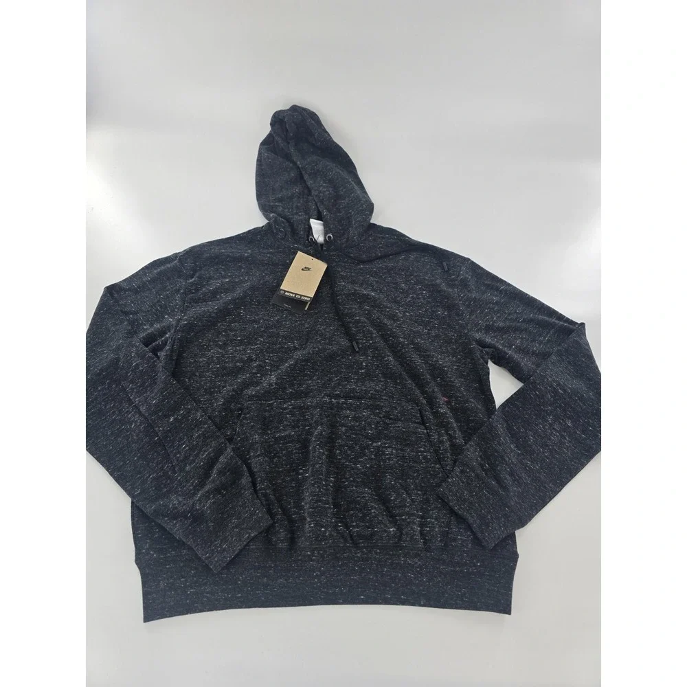 Nike‎ Womens Gym Vintage Pullover Hoodie New Size S Small Black Loose Fit